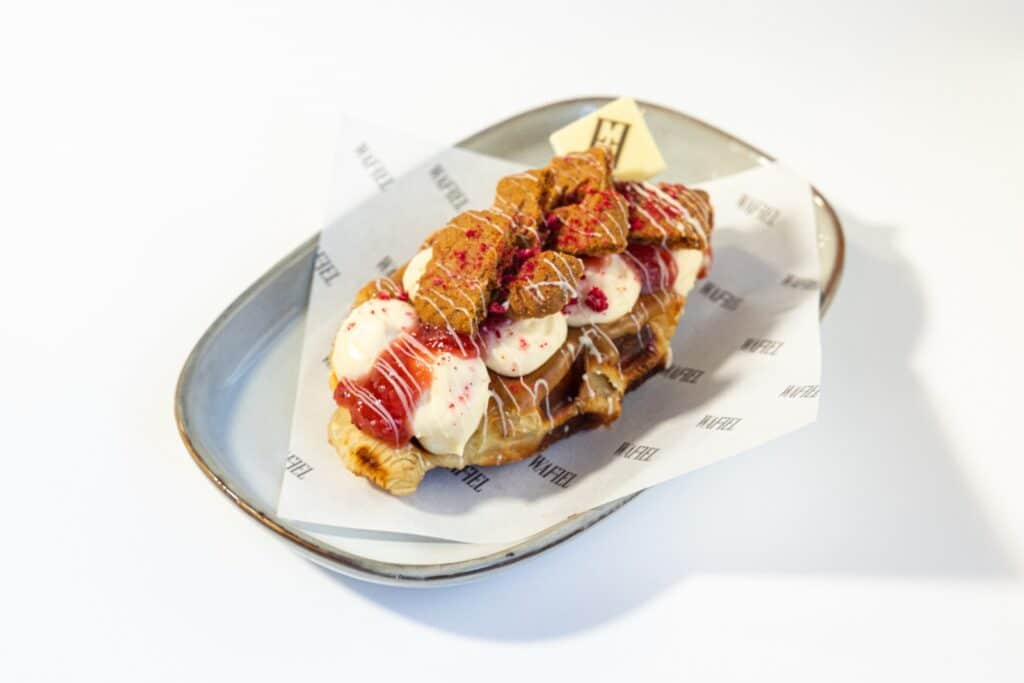 BISCOFF CHEESECAKE WAFFEL